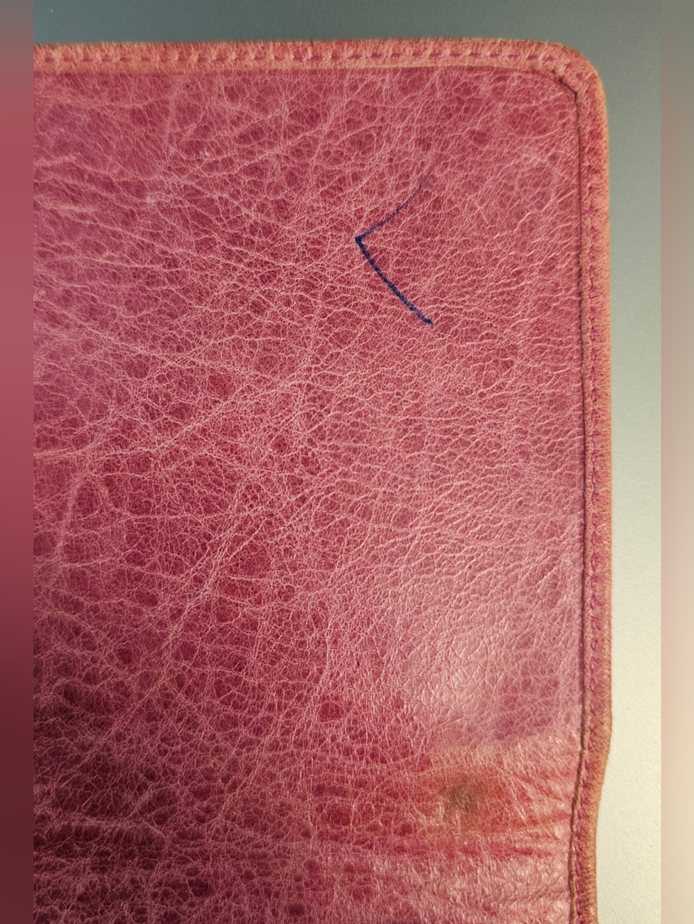 BALENCIAGA Pink Classic Moto Zip Around Long Wallet - Picture 8 of 11